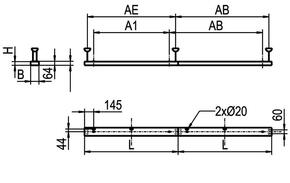 Ridi-Leuchten LED-Anbauleuchte 840 ABRFB1480 #0637872