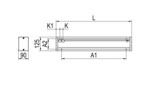 Ridi-Leuchten LED-Anbauleuchte 840, DALI M125-A130 #0637829
