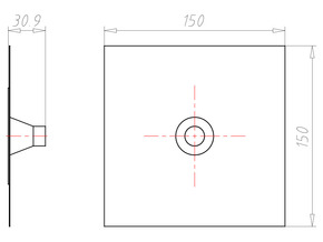 Kaiser Rohrmanschette D15-22mm Vlies-Butyl 9089-48