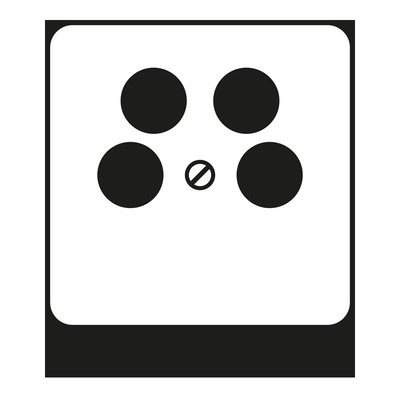 Jung Abdeckung für 4L-SAT-TV-Dose 561-4 SAT2