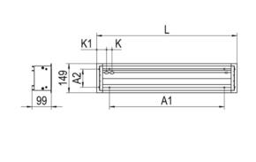 Ridi-Leuchten LED-Anbauleuchte 830, DALI M125-E130 #0838031