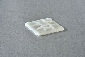 HellermannTyton Befestigungssockel Klebesockel 40x40mm QM40APT-A-PA66-BK