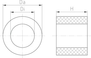Jacob Dichtring 3x15,3x8,5 WJ-RD 13