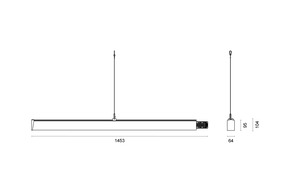 Lichtline LED-Büroleuchte 124030400140
