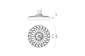 Lichtline LED-Hallenstrahler 5000K 435011100066