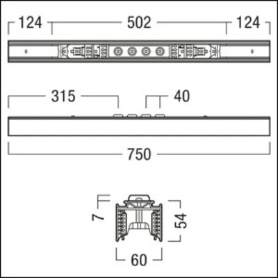 Zumtobel Group Mitteleinspeisung si TECTON TM 750 SRIP64