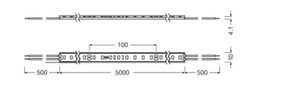 Ledvance LED-Stripe 5m 830, IP66 LSV-1500/830/5/IP66
