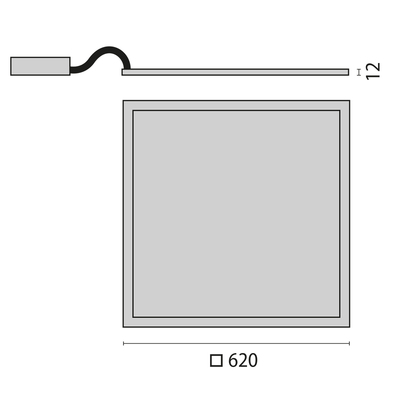 Performance in Light LED-Panel M625 840 PLATO625ILQ #3114723