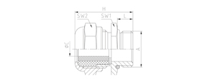 Jacob MS-Kabelverschraubung PG 11, M16x1,5 101011M16 Jacob MS-Kabelverschraubung PG 11, M16x1,5 101011M16