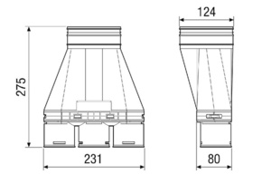 Maico Adapter Nennweite 63 MA-AD3-63