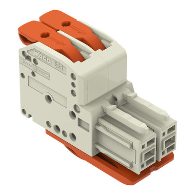 WAGO GmbH & Co. KG 1-Leiter-Federleiste Push-inCAGECLAMP,lgr 831-1102/322-000