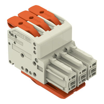 WAGO GmbH & Co. KG 1-Leiter-Federleiste Push-inCAGECLAMP,lgr 831-1103/322-000