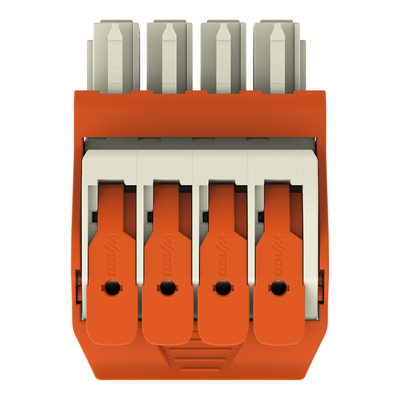 WAGO GmbH & Co. KG 1-Leiter-Federleiste Push-inCAGECLAMP,lgr 831-1104/320-000