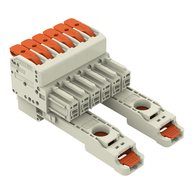 WAGO GmbH & Co. KG 1-Leiter-Federleiste Push-inCAGECLAMP,lgr 831-1106/306-000