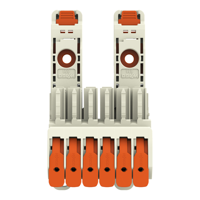 WAGO GmbH & Co. KG 1-Leiter-Federleiste Push-inCAGECLAMP,lgr 831-1106/306-000