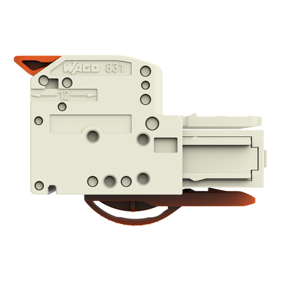 WAGO GmbH & Co. KG 1-Leiter-Federleiste Push-inCAGECLAMP,lgr 831-1107/322-000