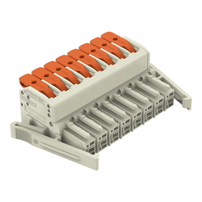WAGO GmbH & Co. KG 1-Leiter-Federleiste Push-inCAGECLAMP,lgr 831-1108/037-000