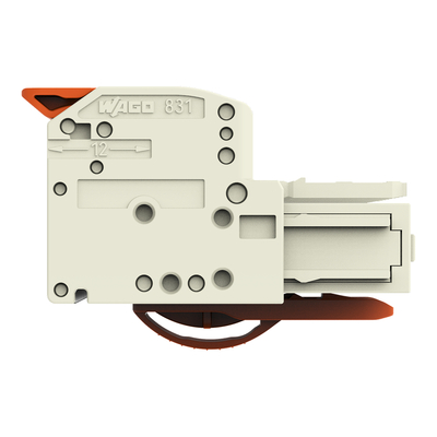 WAGO GmbH & Co. KG 1-Leiter-Federleiste Push-inCAGECLAMP,lgr 831-1109/322-000