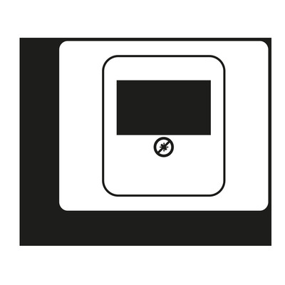 Jung Abdeckung schwarz für TAE-Dose SL 569 T SW
