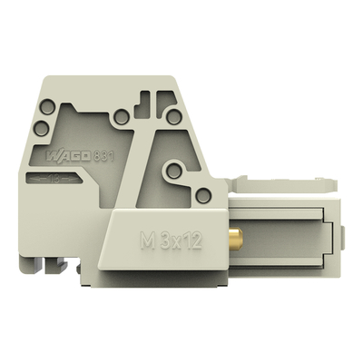 WAGO GmbH & Co. KG 1-Leiter-Federleiste CAGECLAMP,10mm²,lgr 831-3103/107-000