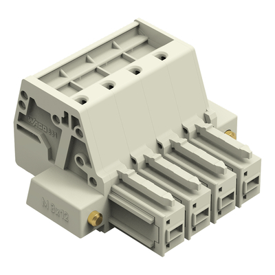 WAGO GmbH & Co. KG 1-Leiter-Federleiste CAGECLAMP,10mm²,lgr 831-3104/107-000