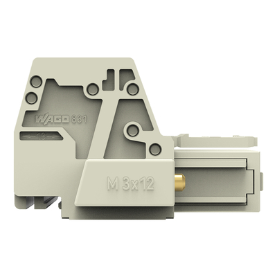 WAGO GmbH & Co. KG 1-Leiter-Federleiste CAGECLAMP,10mm²,lgr 831-3107/107-000
