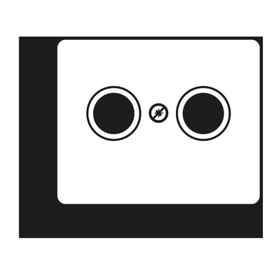 Jung Abdeckung gold bronze für Antennendose SL 561 TV GB