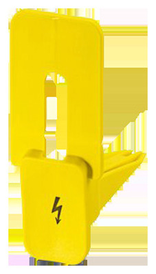 Siemens Dig.Industr. Bezeichnungsschild mit Blitzpfeil 8WH9068-5CA06