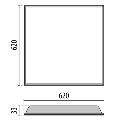 Performance in Light LED-Panel M625 840 ELA625ILQ30 #3118517
