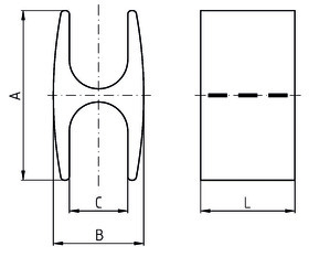 Intercable Tools Pressabzweigklemmen 2x95qmm blank ICD9595HBK #181350