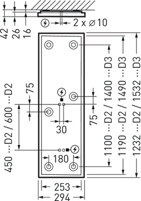 Trilux LED-Anbauleuchte HCL, DALI, weiß ArimoFit G2 #8163862