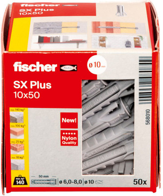 Fischer Deutschl. Dübel SX Plus SX Plus 10x50