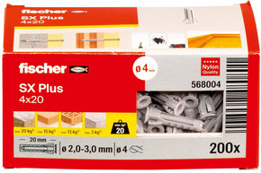 Fischer Deutschl. Dübel SX Plus SX Plus 4x20