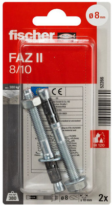 Fischer Deutschl. Bolzenanker FAZ II 8/10 K (VE2)