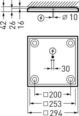 Trilux LED-Anbauleuchte 840, weiß ArimoFit G2 #8179040