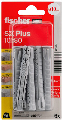 Fischer Deutschl. Dübel SX Plus SXPlus10x80K(VE6)