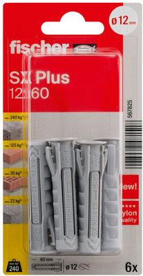 Fischer Deutschl. Dübel SX Plus SXPlus12x60K(VE6)