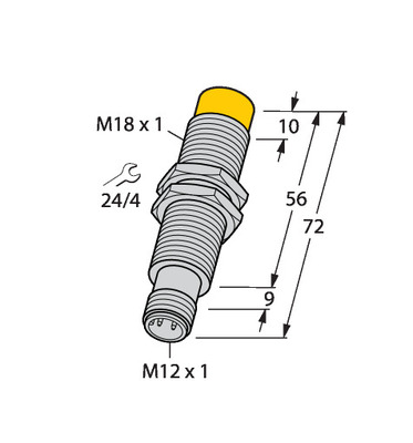 Turck Sensor induktiv NI10-M18E-LIU-H1141