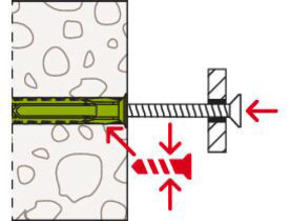 Fischer Deutschl. Dübel SX Plus Green SXPlus6x50K(VE10)