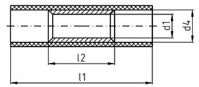 Intercable Tools Parallelverbinder 0,1-0,4qmm gelb ICIQ05PV