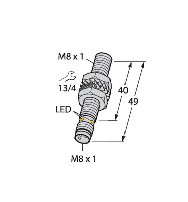 Turck Sensor induktiv BI2UEGT08AP6XV1131