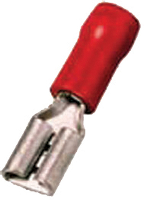 Intercable Tools Flachsteckhülsen 0,5-1qmm rot ICIQ168FHGV
