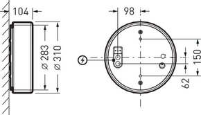 Trilux LED-Leuchte 840, weiß Mondia G3 #7967440