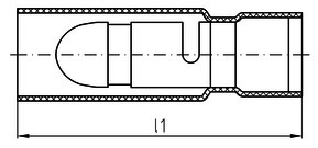 Intercable Tools Rundsteckhülsen 0,5-1qmm rot ICIQ1RSHVI