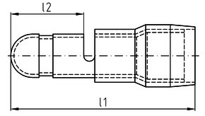 Intercable Tools Rundstecker 0,5-1qmm rot ICIQ1RST