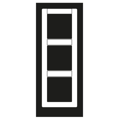 Jung Rahmen 3-fach weiß senkrecht AS 583 NA