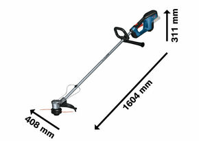 Bosch Power Tools Akku-Rasentrimmer GRT 18V-33 06008D0000