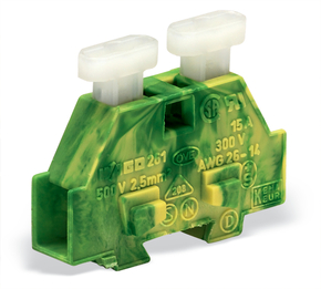 WAGO GmbH & Co. KG Platzspar. 2-Leiter-Endkl. grün-gelb 261-327/341-000