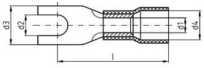 Intercable Tools Quetschkabelschuh 4-6qmm M5 gelb ICIQ65G