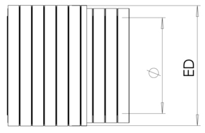 Wiska Schutzschlauch, PVC umm. NW27, schwarz BMCG-PVC-C-27-BK